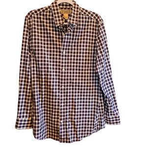 Duluth Trading Company 100% Cotton Trim Fit Button Down Shirt